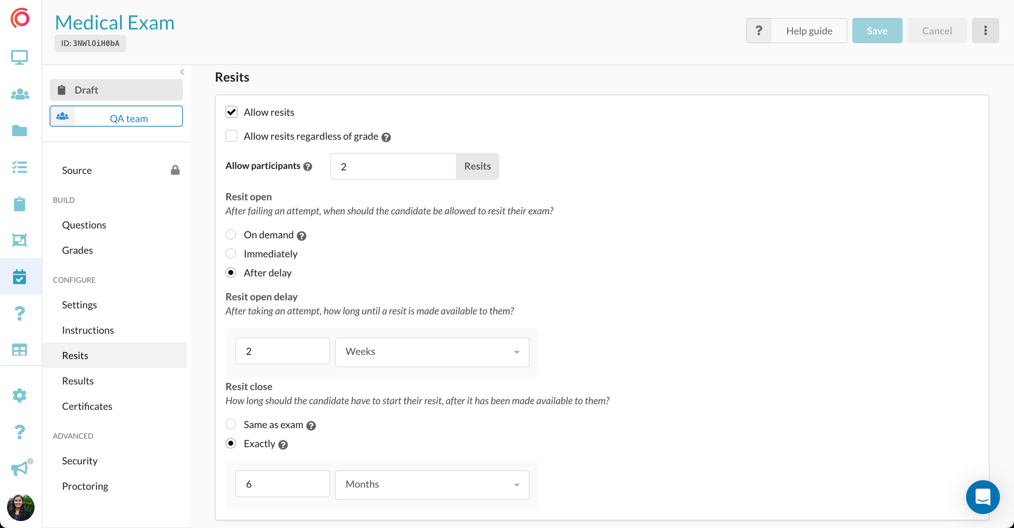 Automating retakes