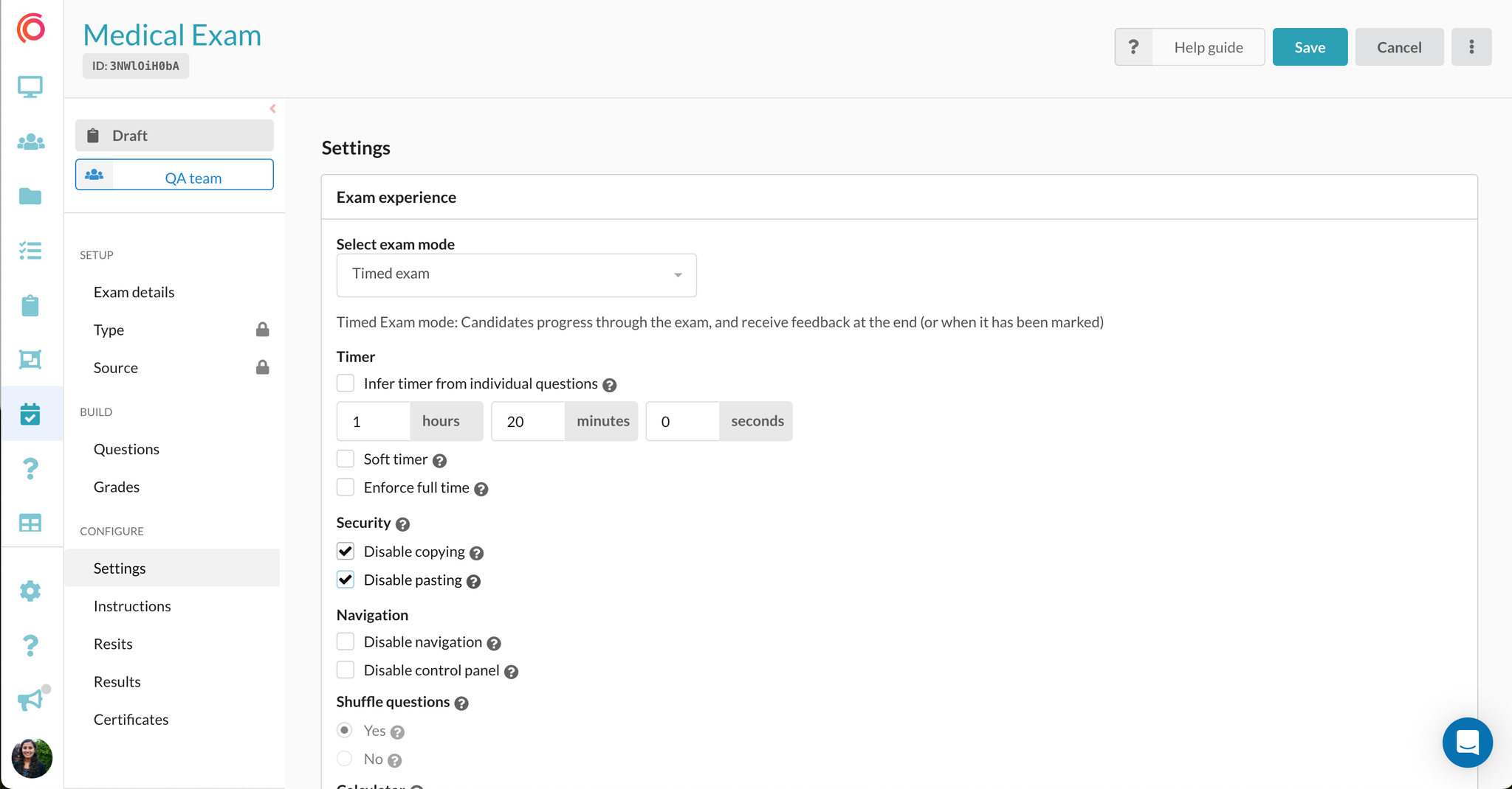 Disabling copying and pasting