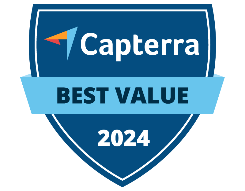 Capterra Synap badge showcasing customer feedback and ratings