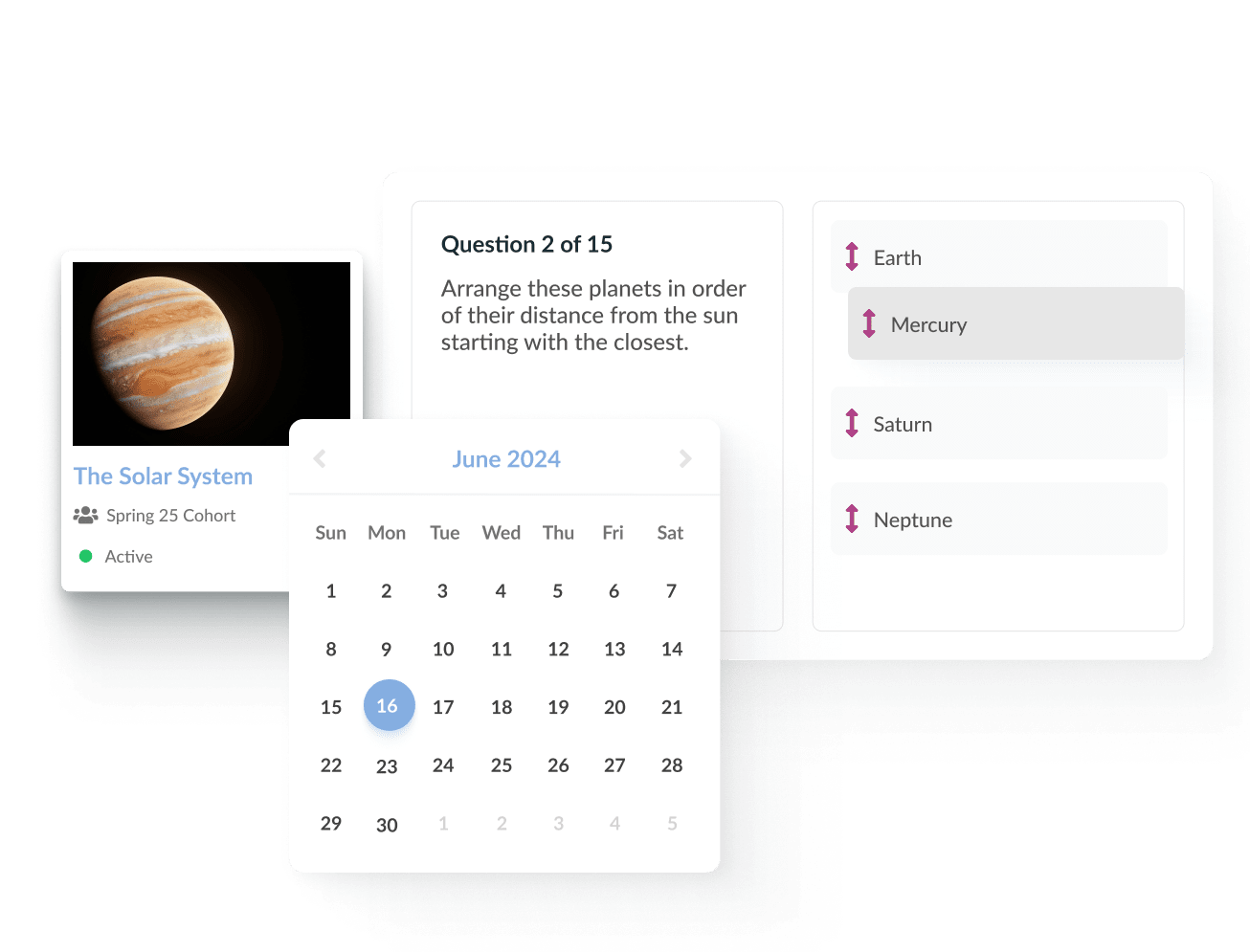 Synap assessment platform dashboard